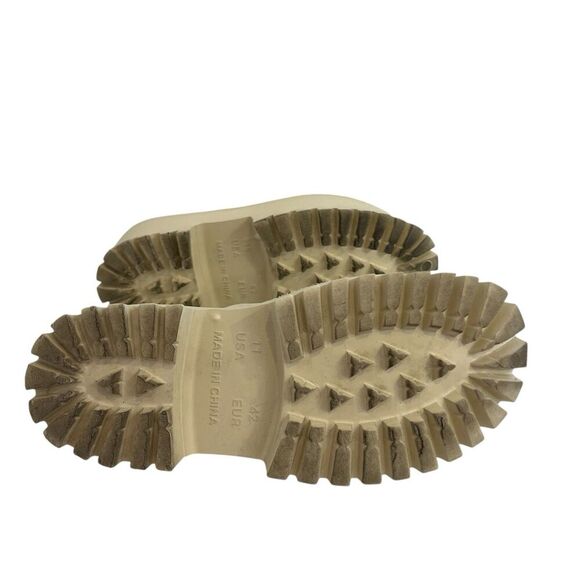 Jeffrey Campbell Womens Size 11 Cream Chunky Platform Mules Clogs - Picture 7 of 9